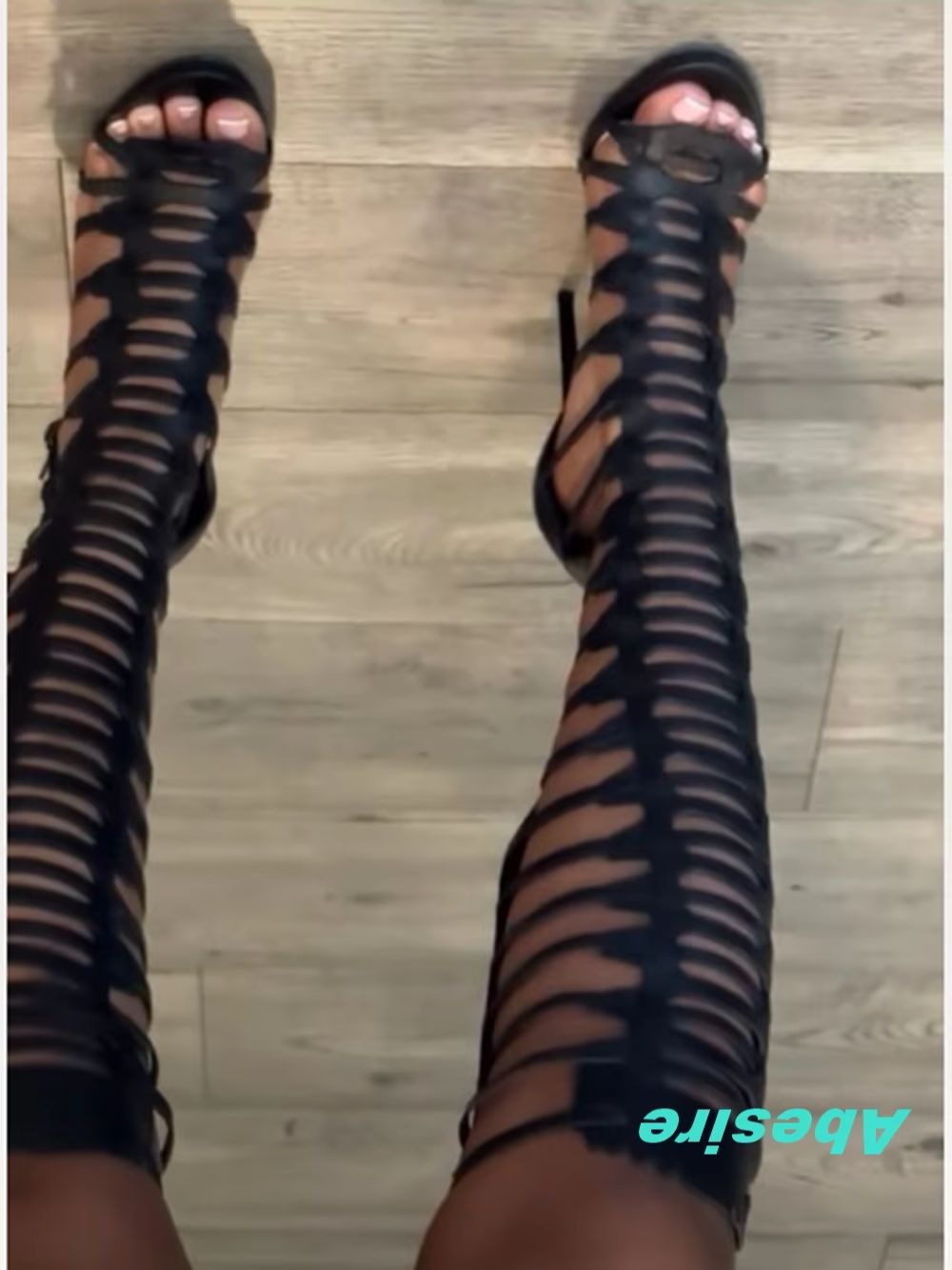 Sandal Strappy Heeled - Sandały letnie damskie z odkrytymi palcami,