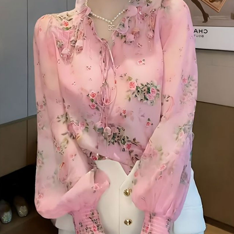 Koreańska bluzka z nadrukiem z – Romper Floral Print recenzja i cena