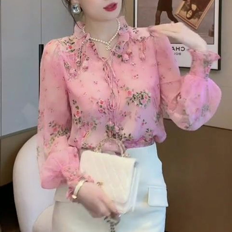 Koreańska bluzka z nadrukiem z – Romper Floral Print recenzja i cena
