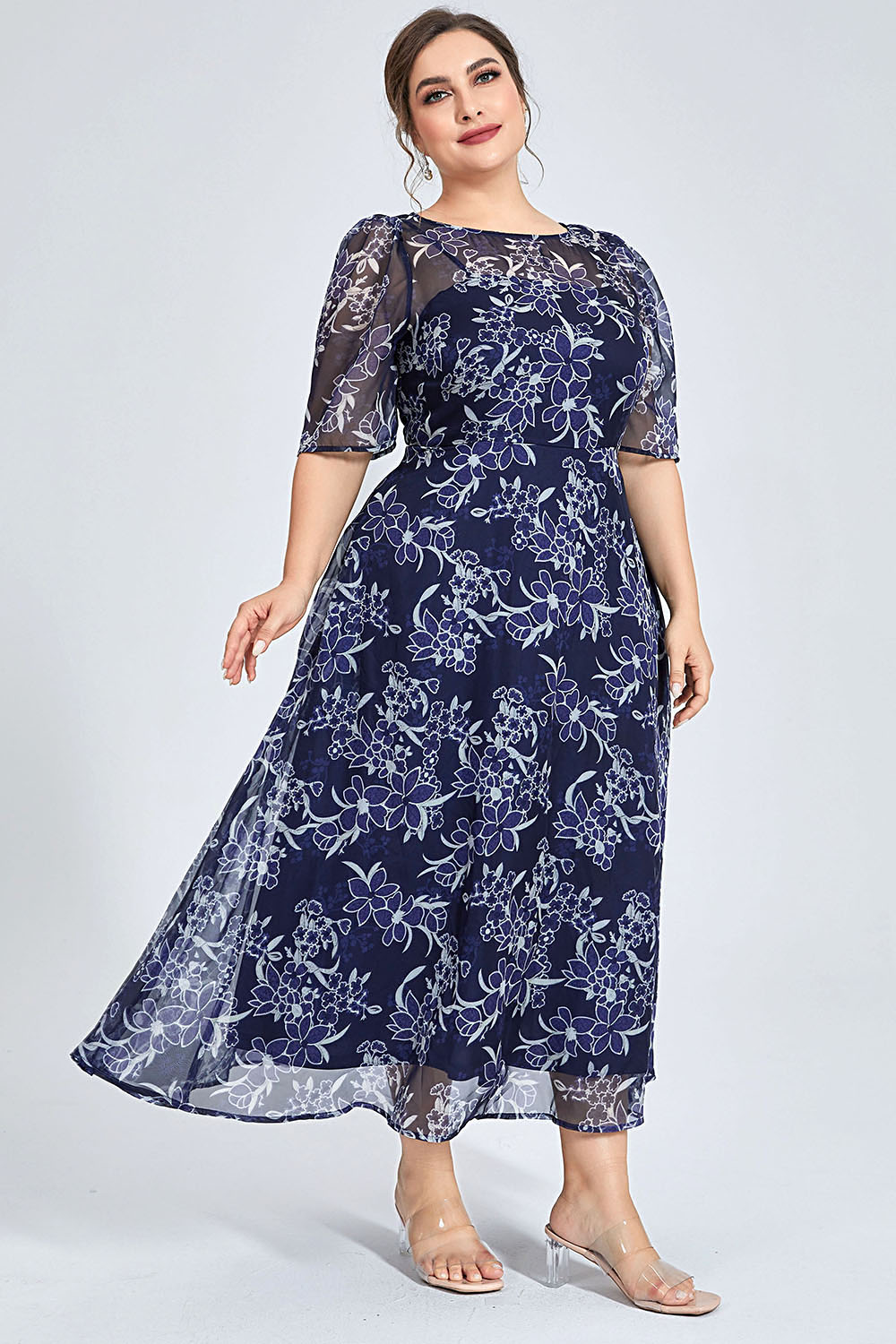 Sukienka midi z szyfonu w kwia – Midi Skirt Floral recenzja i cena