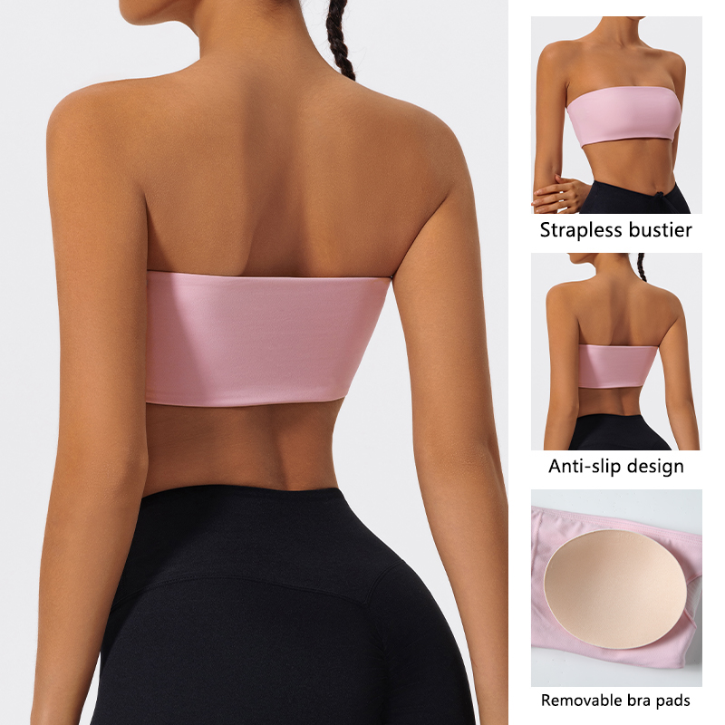Biustonosz sportowy bez ramiąc – Crop Top Crochet recenzja i cena