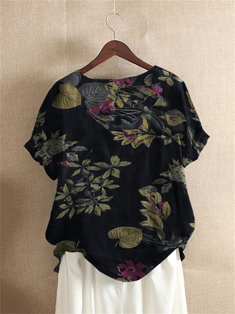 ZANZEA Damska bawełniana koszu – Romper Floral Print recenzja i cena